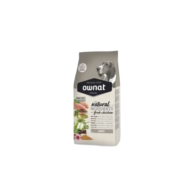 OWNAT CLASSIC LIGHT 20 kg - Pour chiens en surpoids ou peu actifs OWNAT CLASSIC LIGHT 20 kg - Pour chiens en surpoids ou peu actifs