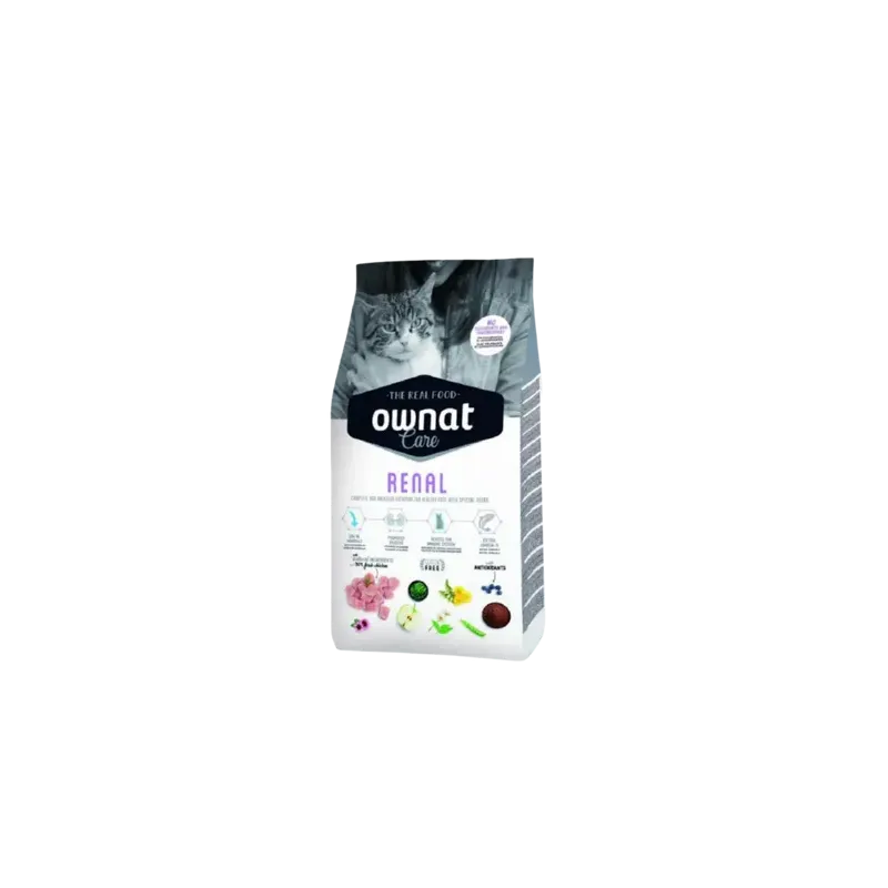 OWNAT CARE RENAL 3 KG  Croquettes pour chat adultes de toutes races OWNAT CARE RENAL 3 KG  Croquettes pour chat adultes de toutes races