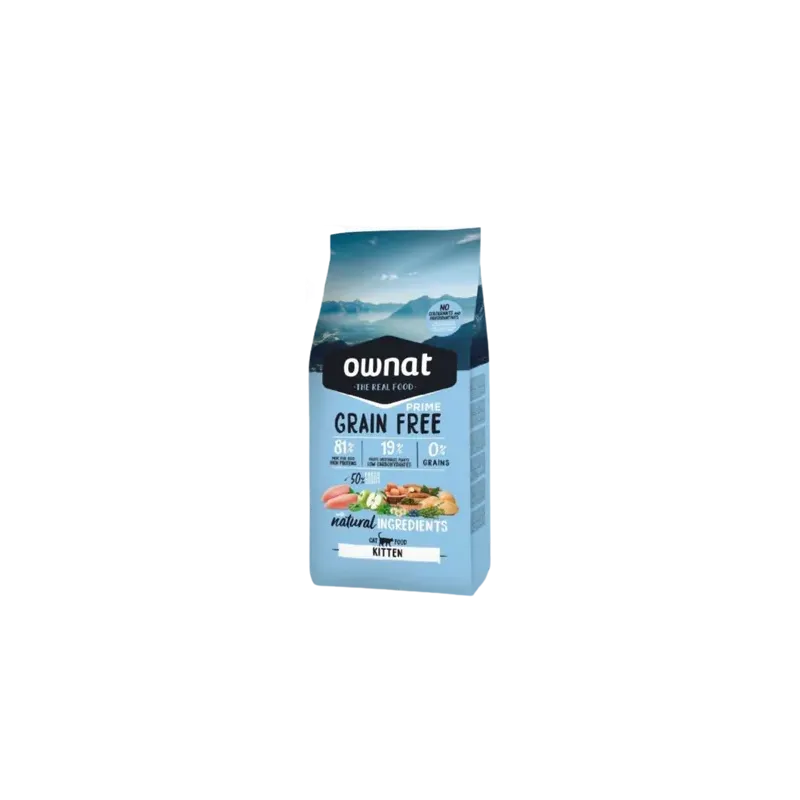 OWNAT GF PRIME KITTEN - Sans céréales pour chatons de 2 à 12 mois OWNAT GF PRIME KITTEN - Sans céréales pour chatons de 2 à 12 mois
