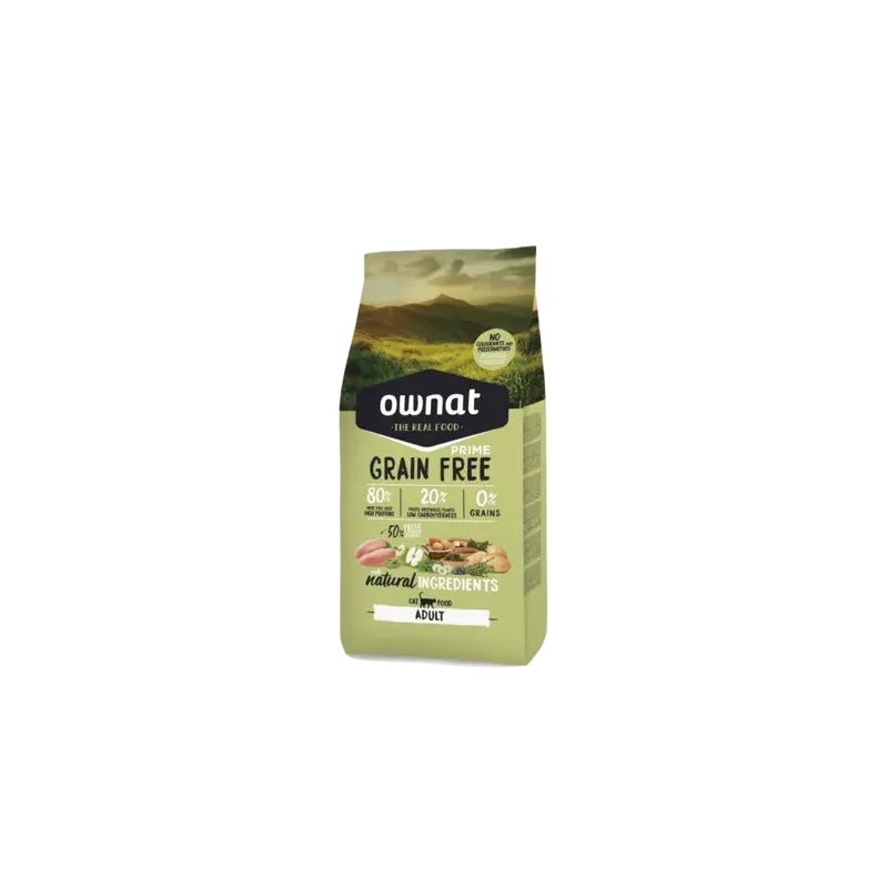 OWNAT GF PRIME ADULT CHICKEN&TURKEY - Pour chats adultes OWNAT GF PRIME ADULT CHICKEN&TURKEY - Pour chats adultes