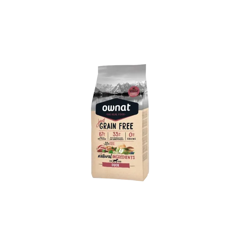 OWNAT GF JUST DUCK - Pour chien 14 kg OWNAT GF JUST DUCK - Pour chien 14 kg