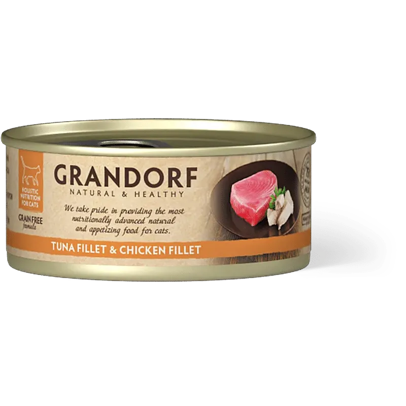 Filet de Thon et Filet de Poulet - 70 g Filet de Thon et Filet de Poulet - 70 g