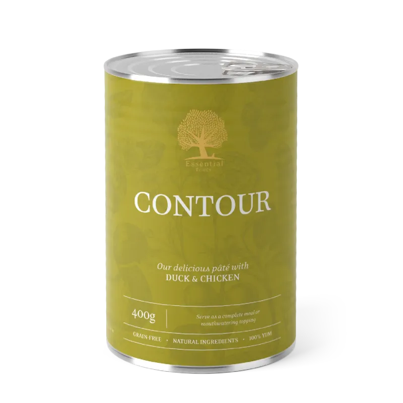 Pâtée ESSENTIAL CONTOUR pour chien 400g Pâtée ESSENTIAL CONTOUR pour chien 400g