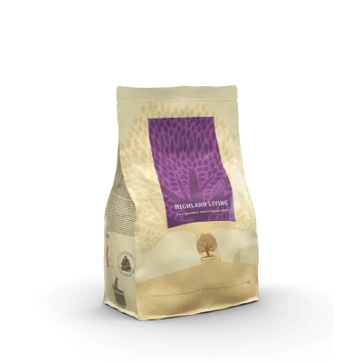 Croquette pour chien sans cereales HIGHLAND LIVING 2.5KG ESSENTIAL FOODS