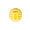 Jouet chien TPR balle jaune vanille 8cm