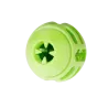 Jouet chien TPR balle verte pomme 8cm