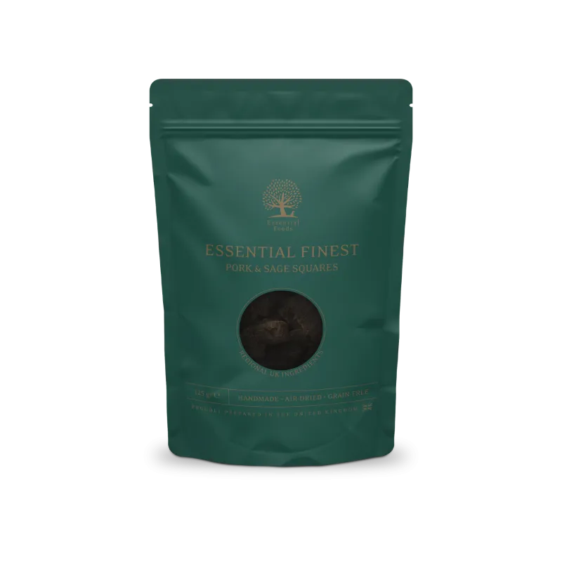 ESSENTIAL FOODS FRIANDISES CUBES DE PORC ESSENTIAL FOODS FRIANDISES CUBES DE PORC
