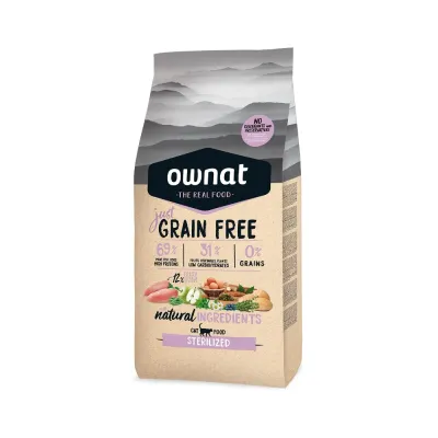OWNAT GRAIN FREE JUST STERILIZED CHAT