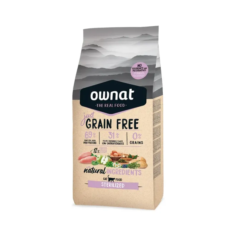 OWNAT GRAIN FREE JUST STERILIZED CHAT OWNAT GRAIN FREE JUST STERILIZED CHAT