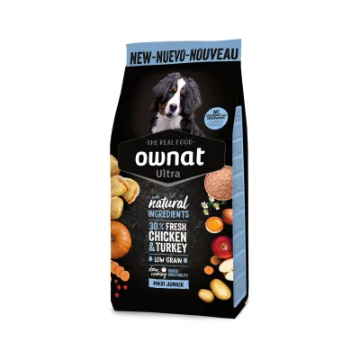 OWNAT ULTRA Maxi Junior Dog – Croquettes poulet frais pour chiot grande race