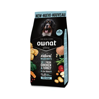 OWNAT ULTRA Maxi Adult Dog – Croquettes premium poulet frais pour grand chien adulte