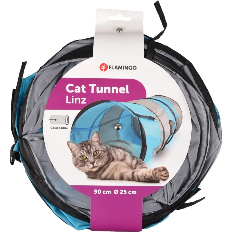 TUNNEL POUR CHAT LINZ 1 TROU 90CM DIAM25CM TUNNEL POUR CHAT LINZ 1 TROU 90CM DIAM25CM