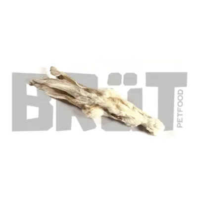 Oreilles de lapin avec poils friandises pour chiens - 100% naturelles