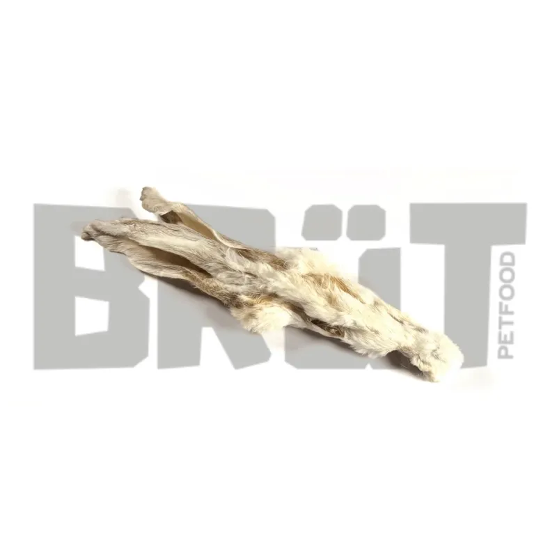 Oreilles de lapin avec poils friandises pour chiens - 100% naturelles