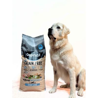 OWNAT GF JUST ADULT LAMB 14Kg Croquettes pour chiens adultes à activité normal.