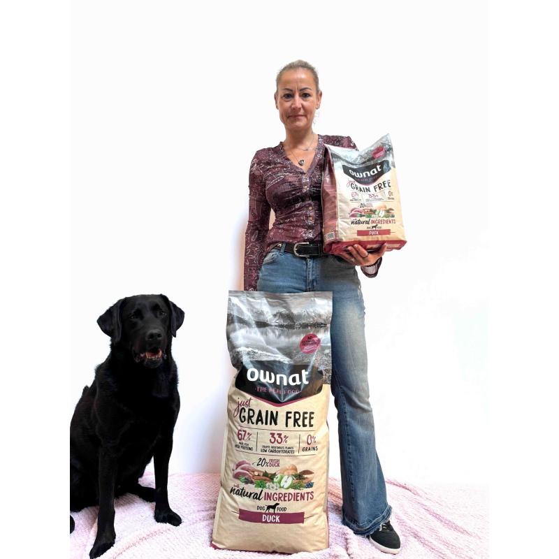 OWNAT GF JUST DUCK - Pour chien 14 kg OWNAT GF JUST DUCK - Pour chien 14 kg