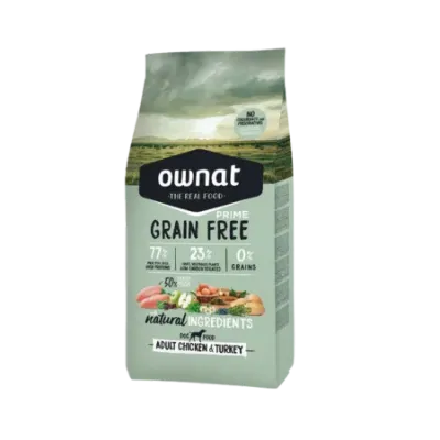 OWNAT GF PRIME Adult Chicken Turkey - chien