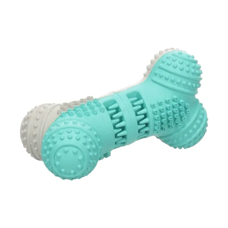 JOUET GROWI DENTAL HALTERE GRIS CLAIR/VERT