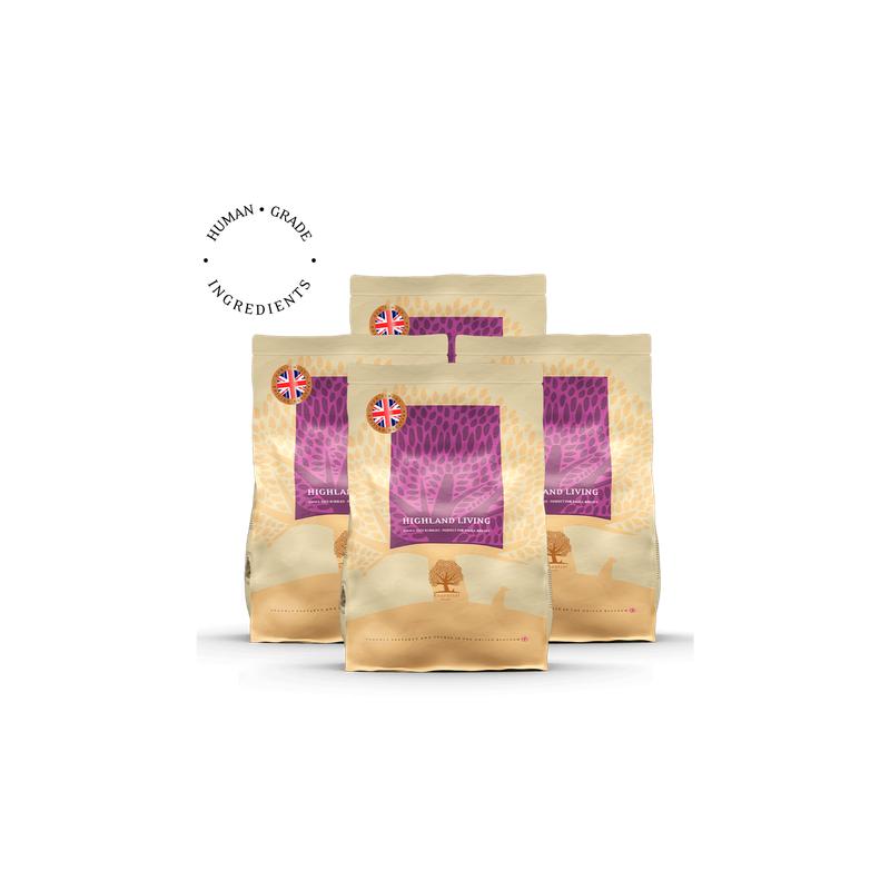 Lot de 4 highland Living – Recette Ultra-Premium British Heritage | Essential Foods