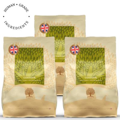 Lot de 3 x 2.5 Kg Contour – Recette Ultra-Premium British Heritage pour chiens toniques