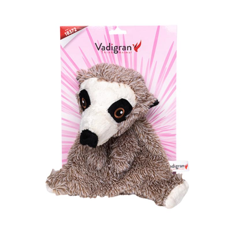 Jouet chien peluche Crinkie blaireau 26cm