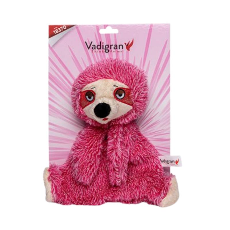 Peluche Crinkie Paresseux Vadigran – Jouet sonore sans rembourrage pour chien 26 cm