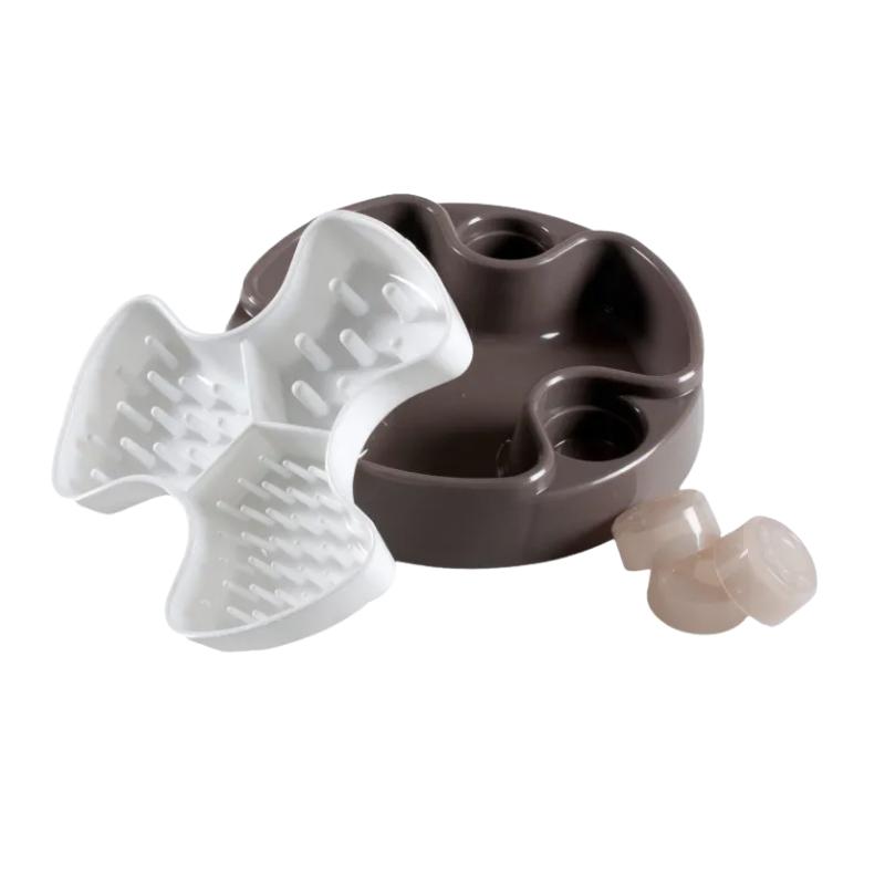 Mangeoire éducative Brain 24 cm – Gamelle anti-glouton chien et chat