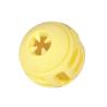 Jouet chien TPR balle jaune vanille 8cm