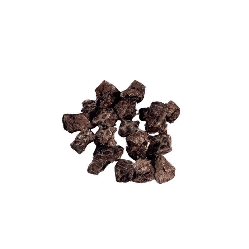 Cubes de poumons de bœuf BRÜT : friandises naturelles délicieuses pour chiens