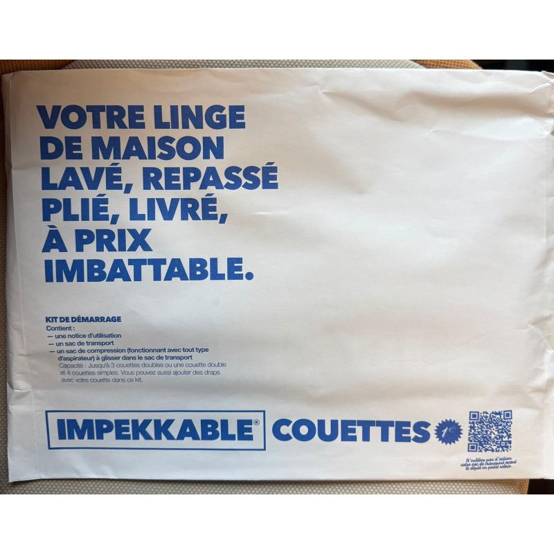 Kit Impekkable – Nettoyage des couvertures, draps et textiles