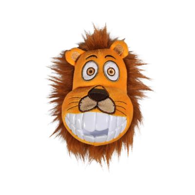 Peluche Thoots Lion 16 cm Vadigran – Jouet porte-friandises pour chien orange