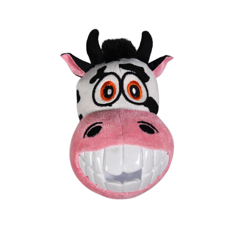 Jouet chien peluche Thoots vache 16cm