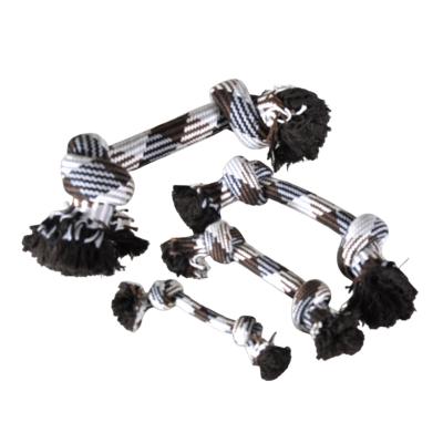 Corde Coton 2 Nœuds Vadigran 36 cm – Jouet dentaire mastication pour grand chien