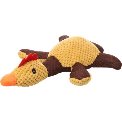 JOUET FLATSI COQ JAUNE 26x35,5x8CM