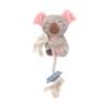 Jouet chiot Didi Koala avec corde Flamingo – Peluche et anneau dentition gris