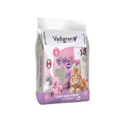 litière chat Bentonite Babypowder 12 kg-12L Vadigran