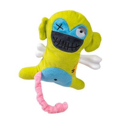 Jouet Scary Singe avec Os TPR 17,5 cm pour Chien | Vadigran