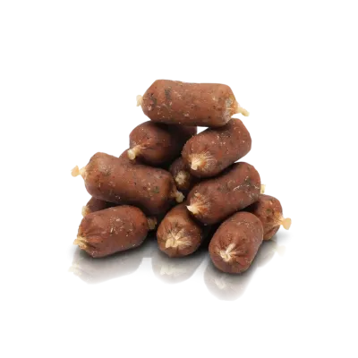 Essential Foods Friandise finest saumon et persil en petites saucisses
